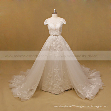 Wedding dress stores with detached skirt bridal dress princess